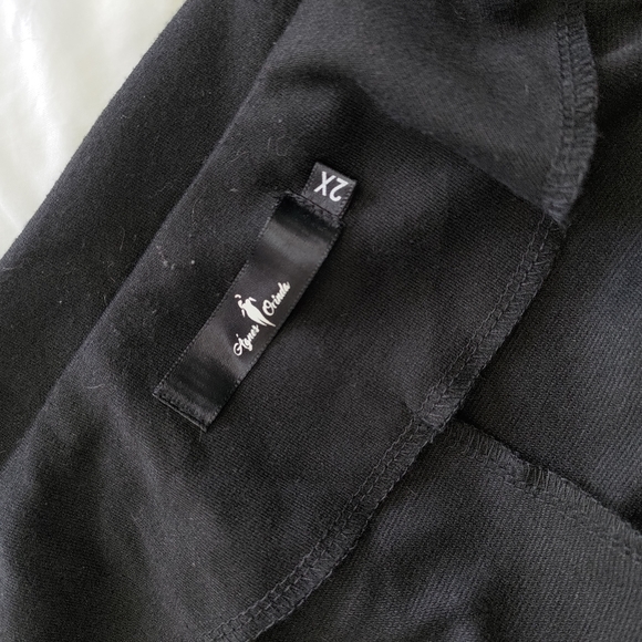 Moto Jacket w/ Lace Sleeves sz 2X - Picture 7 of 8